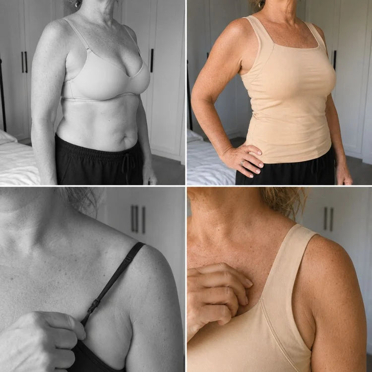 Fobvgu® Built-In Bra Comfort Shaping Tank Top