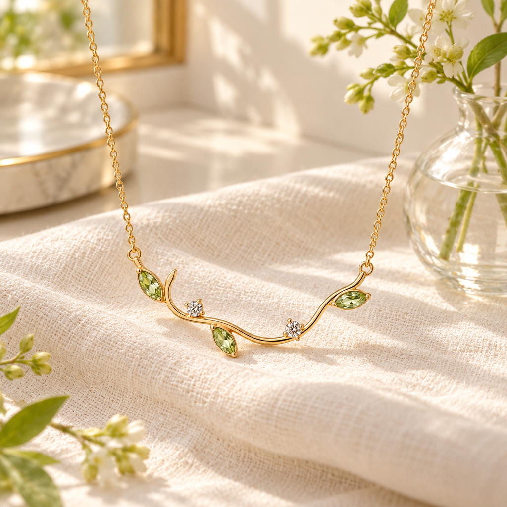 Aeria Dewvine Necklace lifestyle and gifting scene