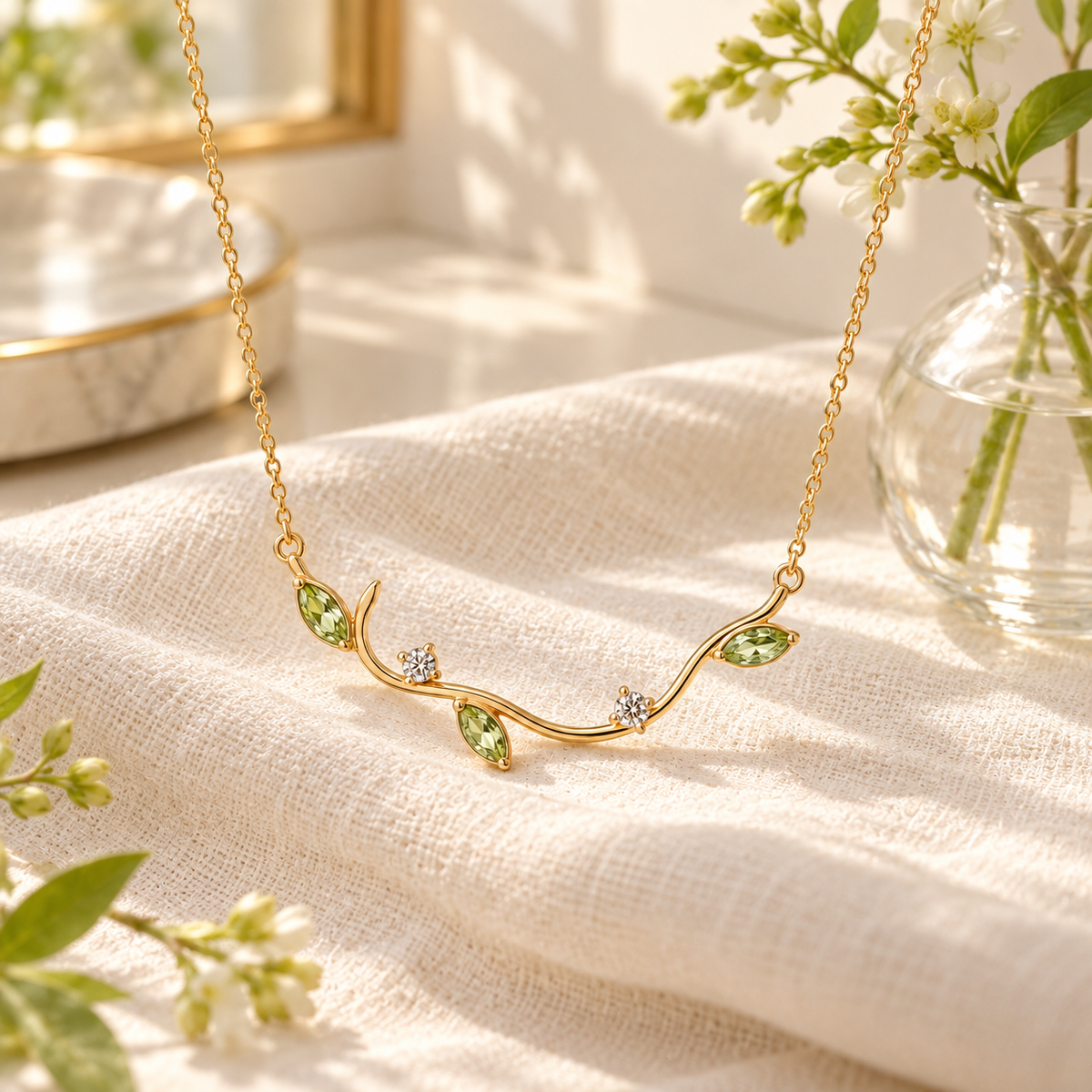 Aeria Dewvine Necklace lifestyle and gifting scene