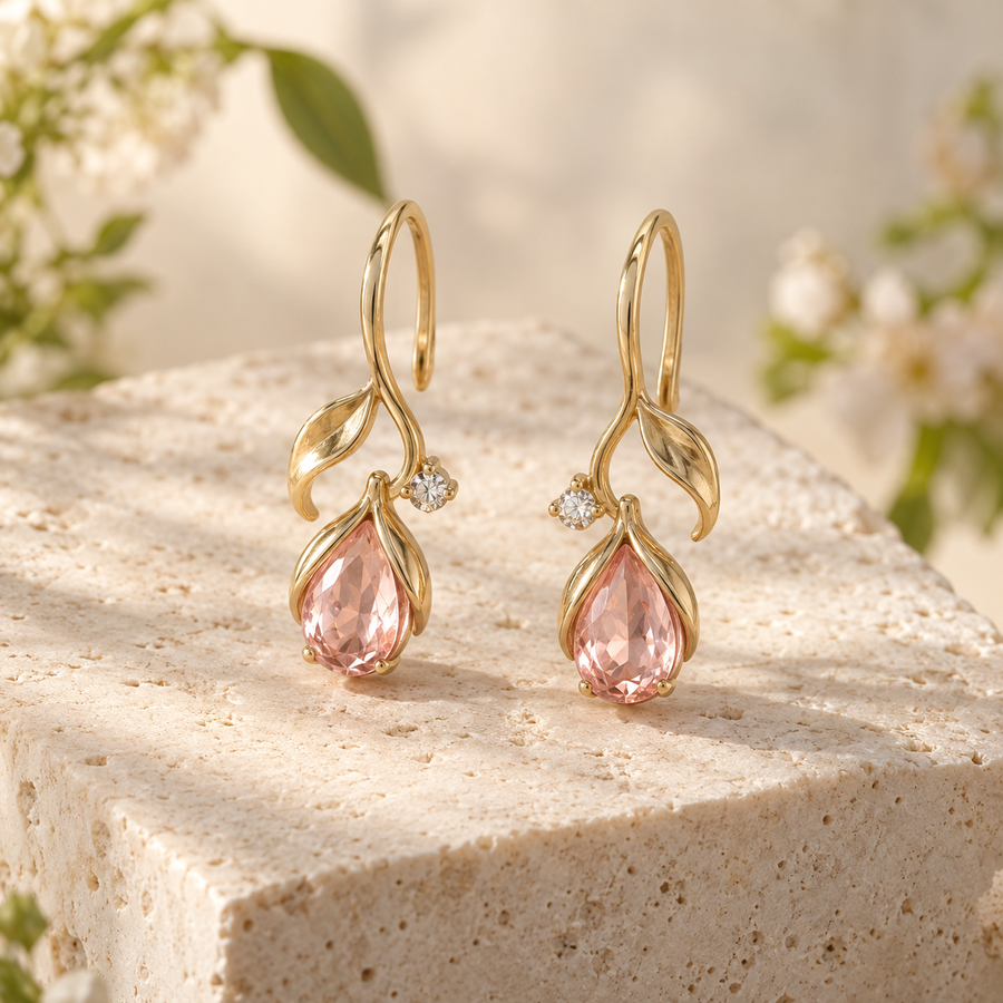 VARUNIQOK® Bloomtide Bud Earrings