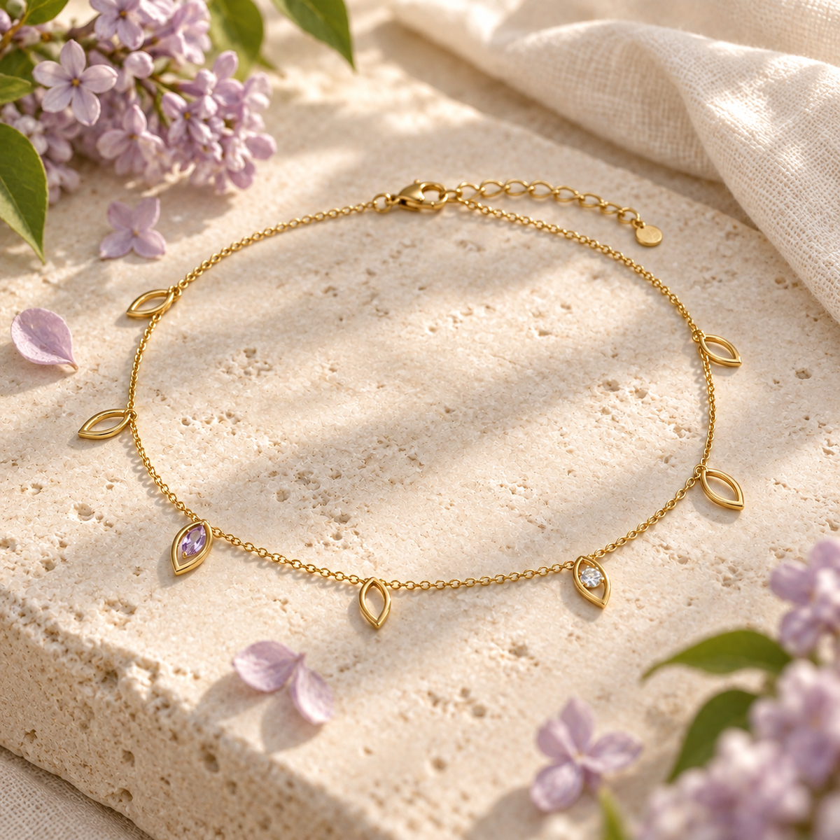 Elaris Dawnpetal Anklet lifestyle and gifting scene