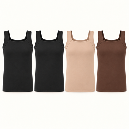 Mix — 2 Black + Nude + Brown