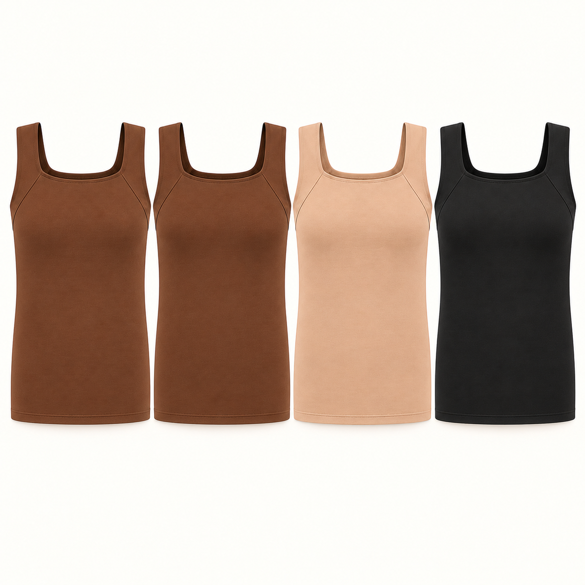 Mix — 2 Brown + Nude + Black