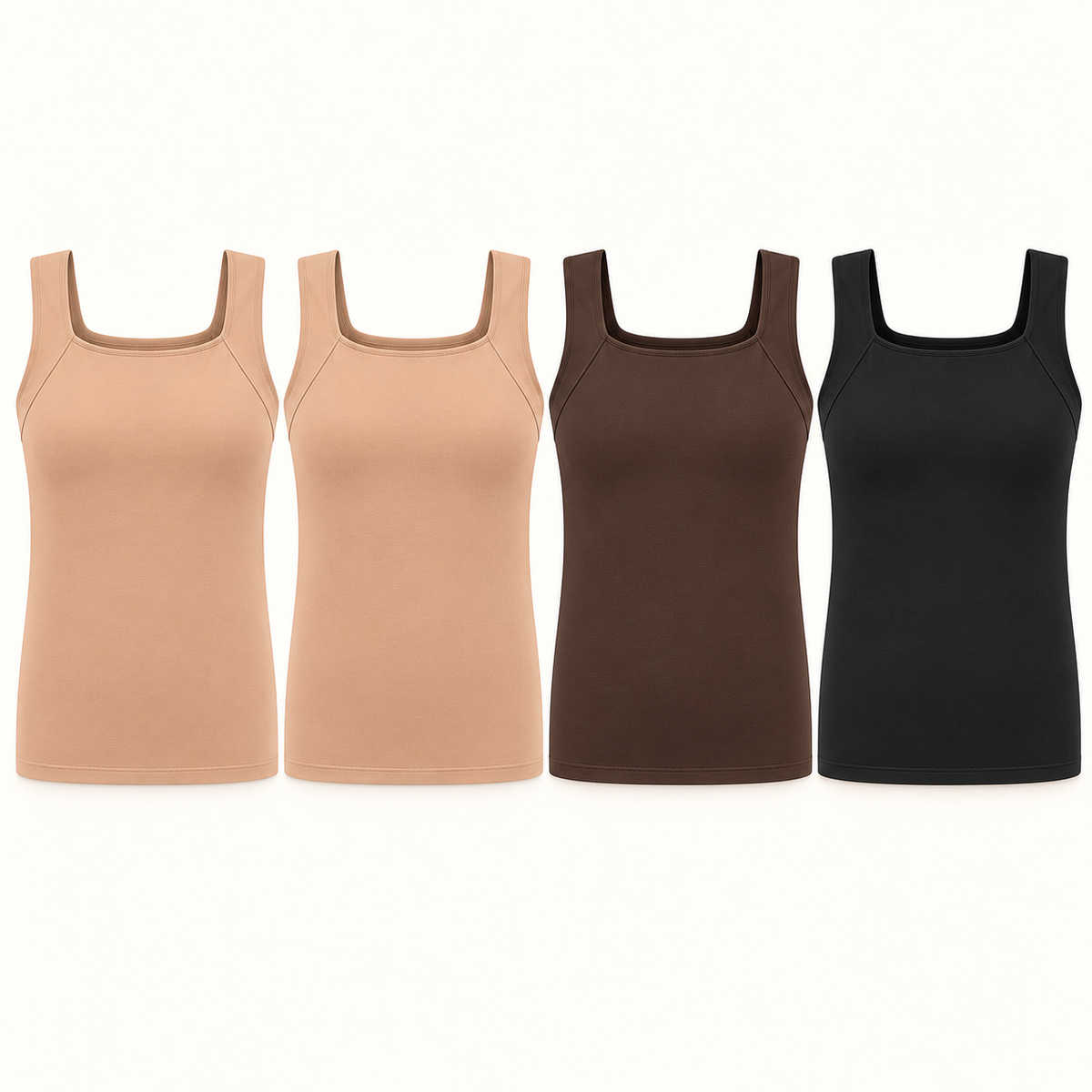 Mix — 2 Nude + Brown + Black