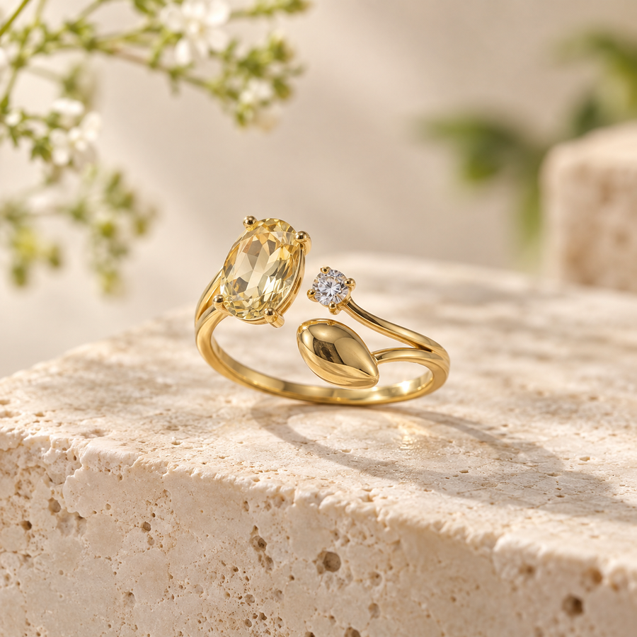 VARUNIQOK® Orivane Sunseed Ring