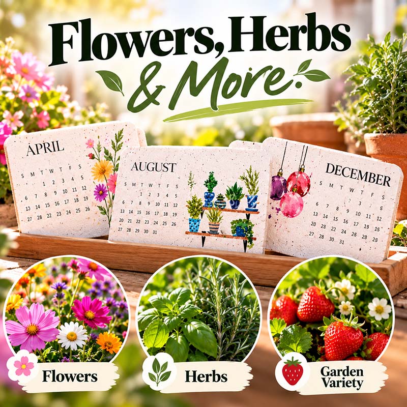 2027 Plantable Calendar
