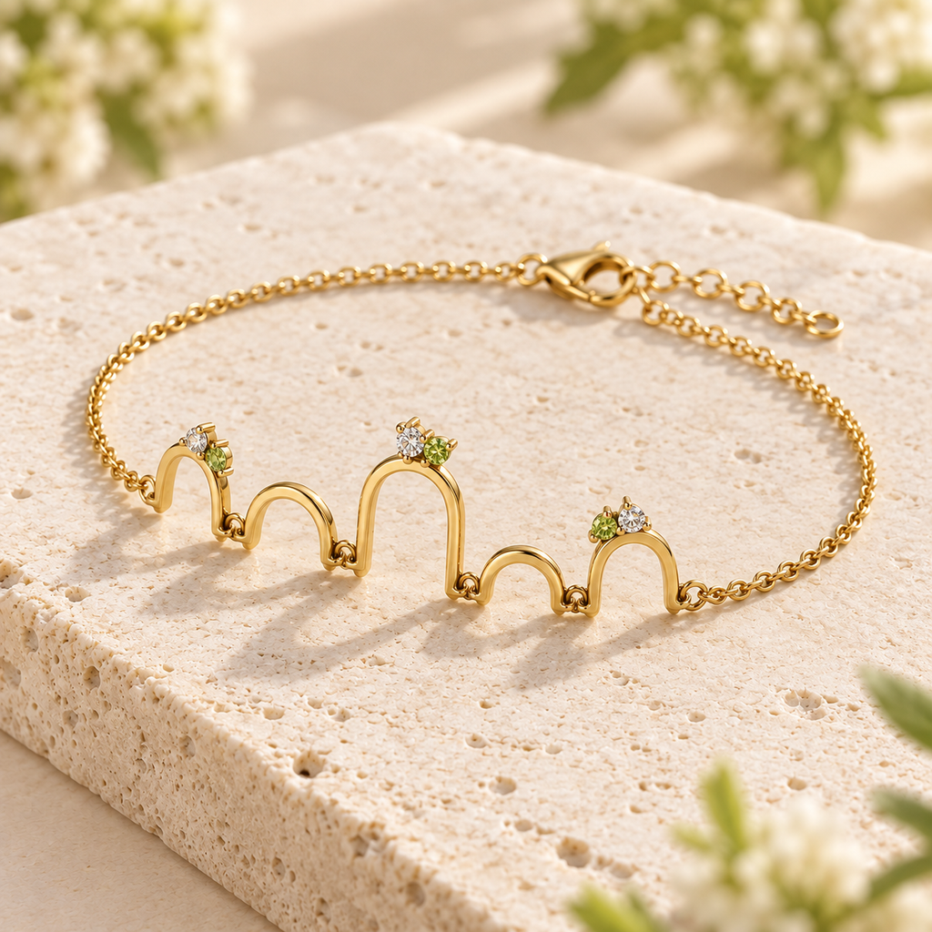 VARUNIQOK® Vireya Garden Arch Bracelet second angle view